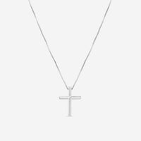 Gucci Link to Love 18K White Gold Cross Pendant Necklace YBB75893700200U MSRP $1,900 - THE SOLIST