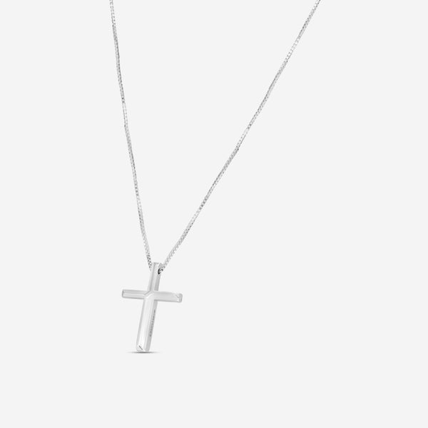 Gucci Link to Love 18K White Gold Cross Pendant Necklace YBB75893700200U MSRP $1,900 - THE SOLIST