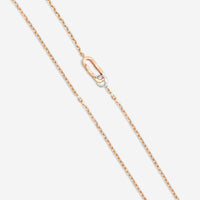 Gucci 18K Rose & White Gold Link to Love Necklace YBB78667100200U MSRP $3,300 - THE SOLIST