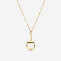 Gucci Horsebit 18K Yellow Gold Pendant Necklace YBB79581800100U - THE SOLIST