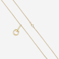 Gucci Horsebit 18K Yellow Gold Pendant Necklace YBB79581800100U - THE SOLIST