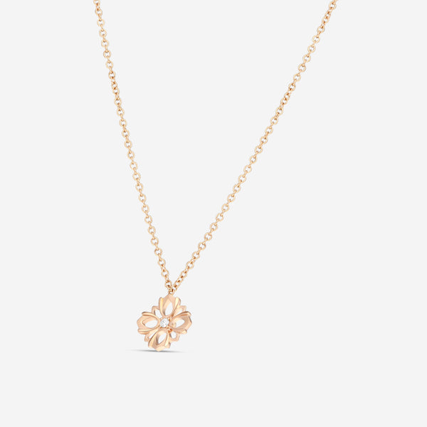 Gucci 18K Rose Gold Diamond Pendant Necklace YBB79624600100U MSRP $2,250 - THE SOLIST
