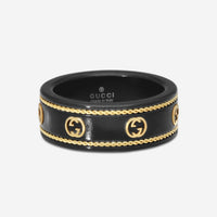 GUCCI Icon Yellow Gold and Corundum Ring YBC606826001010 MSRP $850 - THE SOLIST