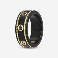 GUCCI Icon Yellow Gold and Corundum Ring YBC606826001010 MSRP $850 - THE SOLIST