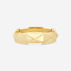 GUCCI Link to Love Studded 18kt Yellow Gold Ring YBC662184001012 MSRP $1,980 - THE SOLIST