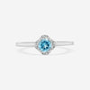 Gucci 18K White Gold Interlocking G & Topaz Ring YBC662428004009 MSRP $890 - THE SOLIST