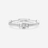 Gucci Link to Love 18K White Gold and Diamond Solitaire Ring YBC662457001013 MSRP $3,150 - THE SOLIST