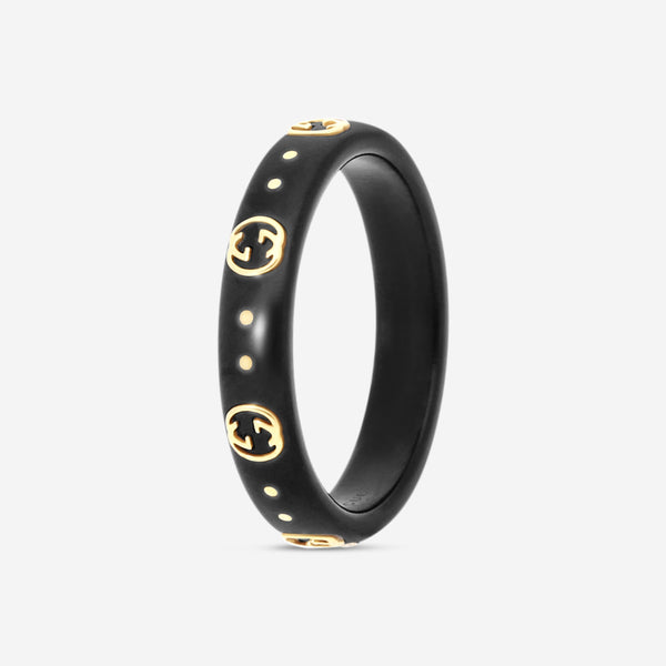 Gucci Icon 18K Yellow Gold and Corundum Band Ring YBC679262001016 MSRP $750 - THE SOLIST