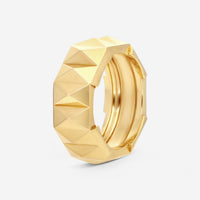 Gucci Link to Love 18K Yellow Gold Ring YBC702379001 MSRP $3250 - THE SOLIST