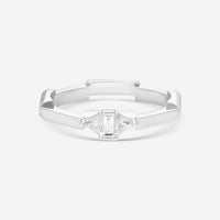 GUCCI Link to Love 18kt White Gold and Diamond Ring YBC744971002015 MSRP $3,450 - THE SOLIST