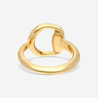 Gucci Horsebit 18K Yellow Gold Ring YBC795651001010 - THE SOLIST