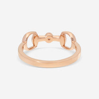 Gucci Horsebit 18K Rose Gold Diamond Ring YBC796168001010 - THE SOLIST