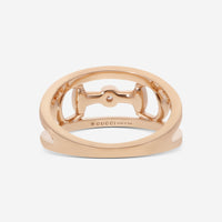 Gucci Horsebit 18K Rose Gold Diamond Ring YBC796191001013 - THE SOLIST