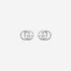 Gucci GG Running 18K White Gold and Diamond Stud Earrings MSRP $1,920 YBD481678001 - THE SOLIST