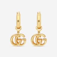 Gucci GG Running 18K Yellow Gold Earrings YBD58201700100U MSRP $2,980 - THE SOLIST