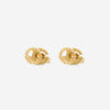 Gucci Double G Motif 18K Yellow Gold Stud Earrings YBD65221900100U MSRP $750 - THE SOLIST