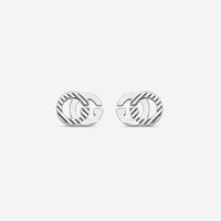 Gucci GG 18K White Gold Stud Earrings MSRP $850 YBD65221900200U - THE SOLIST