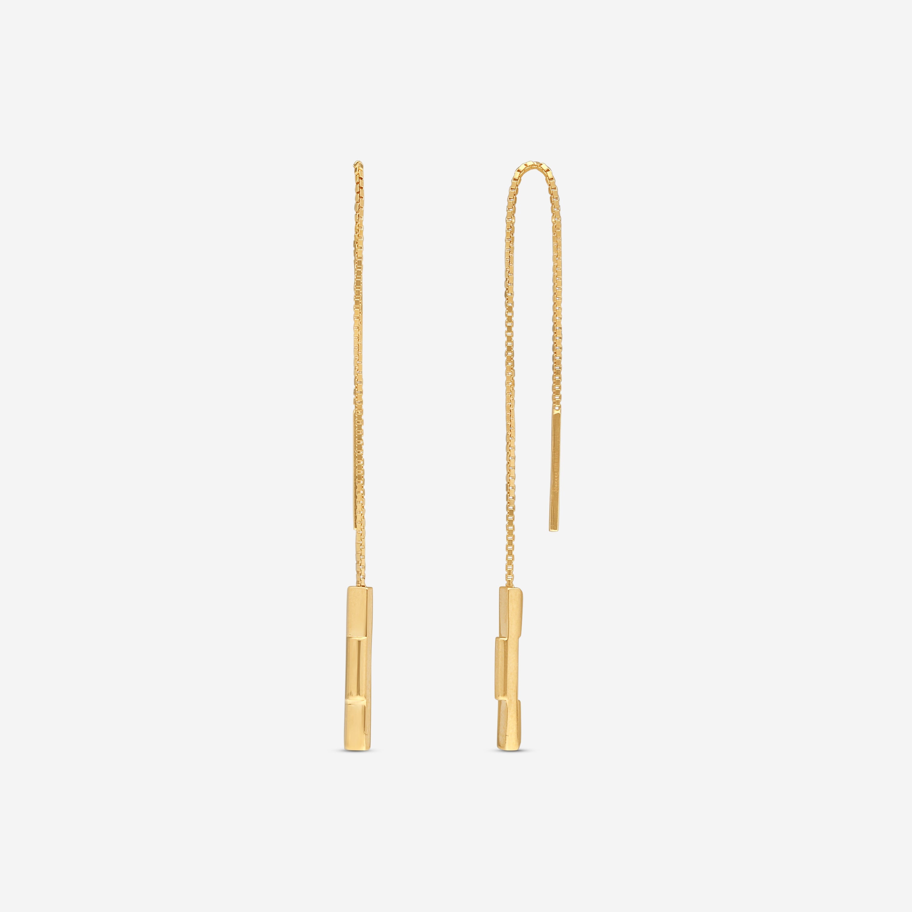 GUCCI - Link to love earrings in 18kt yellow gold - YBD66211500100U - THE SOLIST