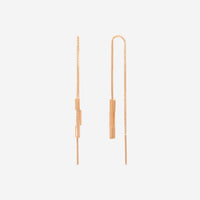 Gucci Link to Love 18K Rose Gold Drop Earrings MSRP $1,450 YBD66211500200U - THE SOLIST