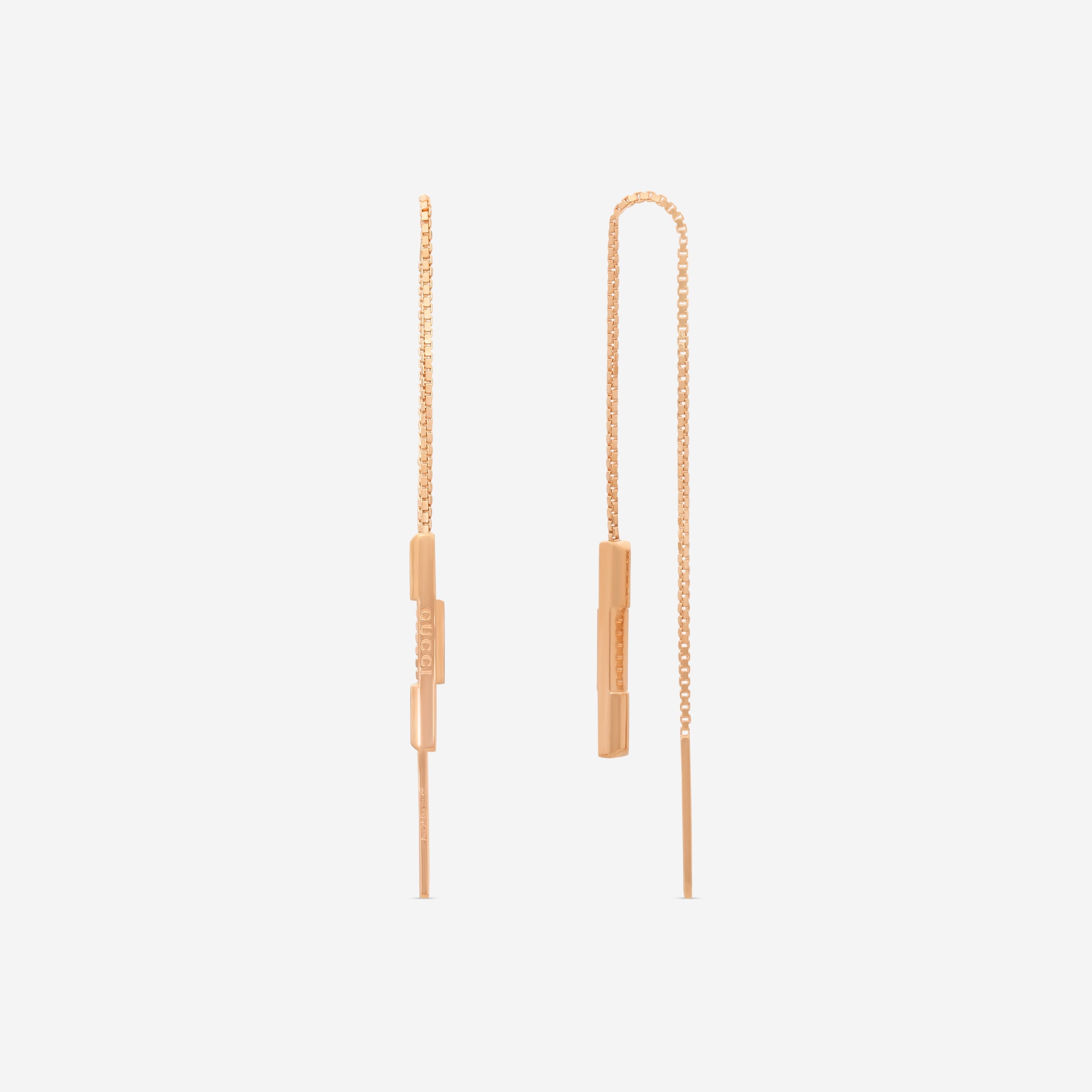 Link to Love 18K Rose Gold Drop Earrings YBD66211500200U