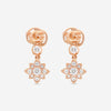 Gucci Flora 18K Rose Gold & Diamond Flower Drop Earrings YBD70269100100U MSRP $3,250 - THE SOLIST