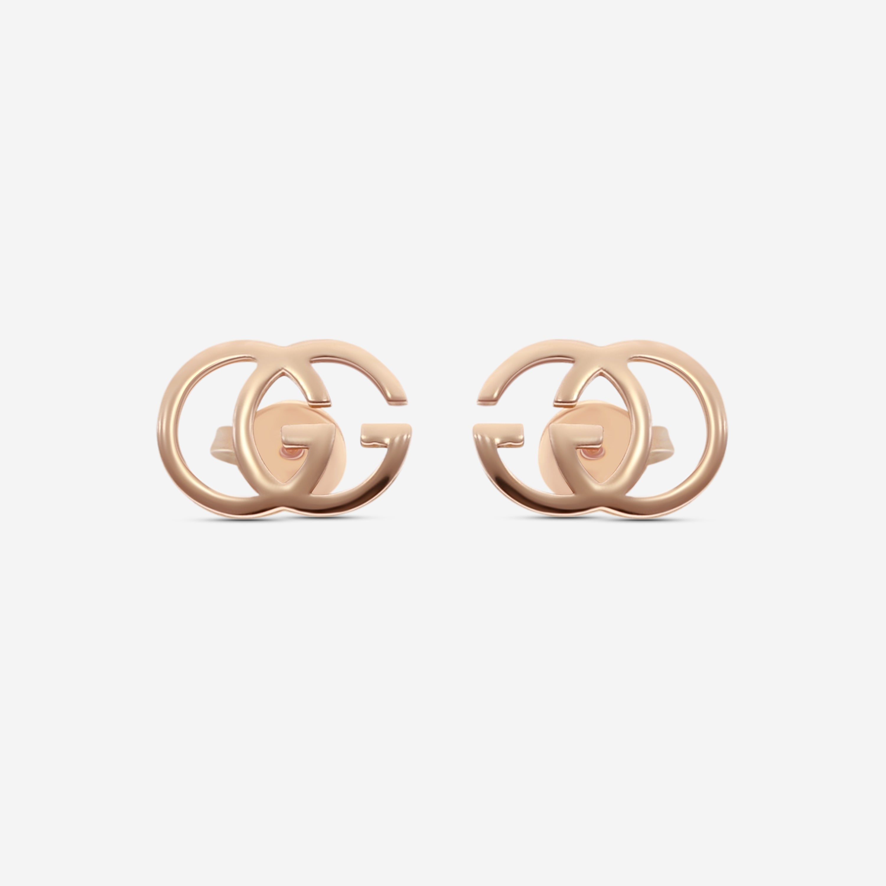 Gucci GG Running 18K Rose Gold Earrings YBD70280100100U MSRP $750 - THE SOLIST