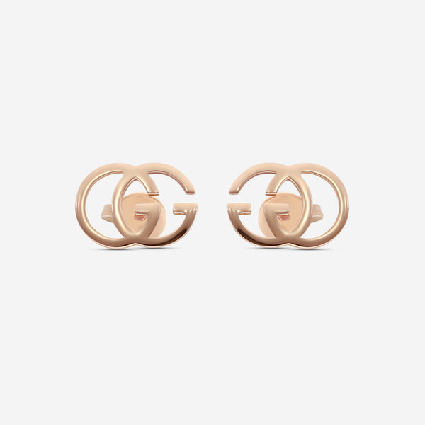Gucci GG Running 18K Rose Gold Earrings YBD70280100100U MSRP $750 - THE SOLIST