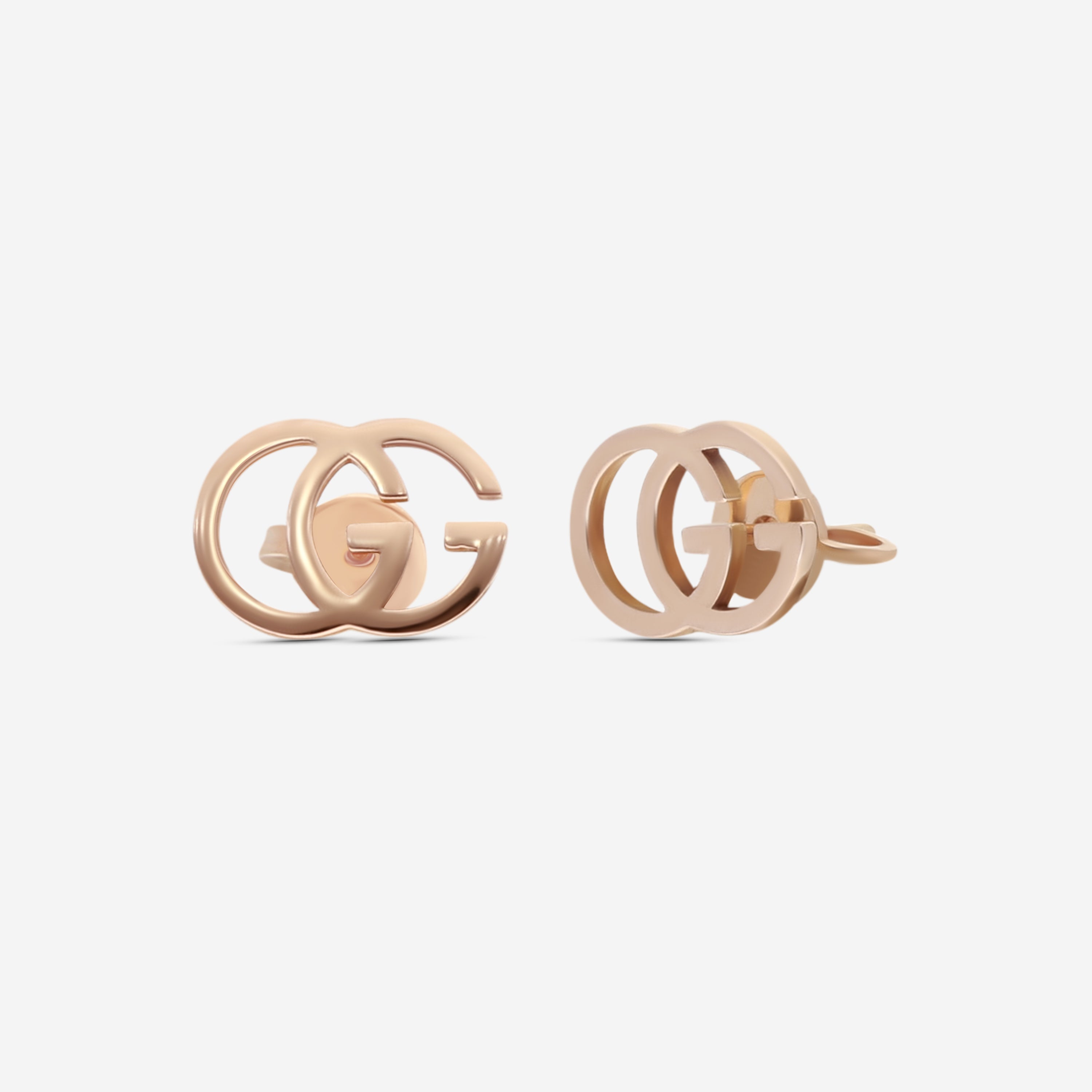 Gucci GG Running 18K Rose Gold Earrings YBD70280100100U MSRP $750 - THE SOLIST