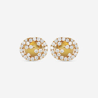 Gucci 18K Yellow Gold and Diamonds Stud Earrings YBD72940800200U MSRP $3,250 - THE SOLIST