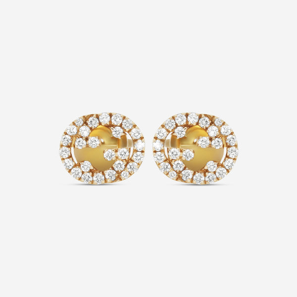 Gucci 18K Yellow Gold and Diamonds Stud Earrings YBD72940800200U MSRP $3,250 - THE SOLIST