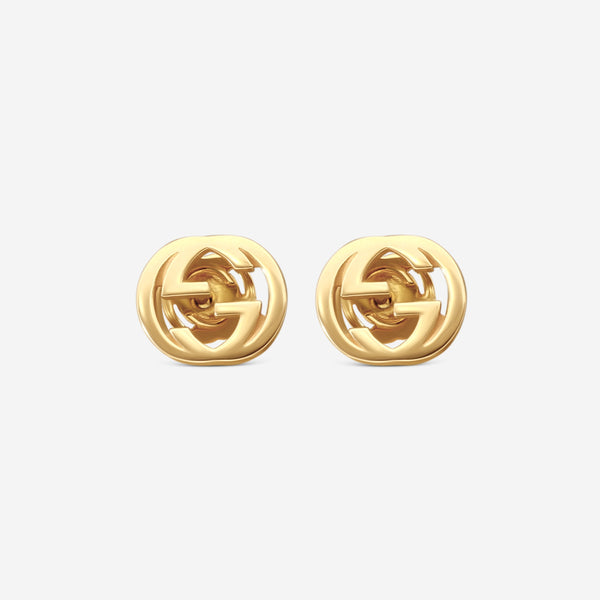 Gucci 18K Yellow Gold Earrings YBD74854300200U MSRP $1,100 - THE SOLIST