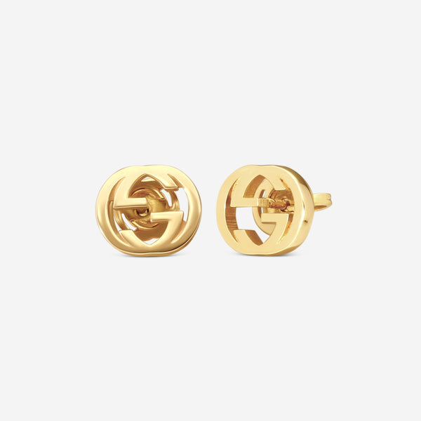 Gucci 18K Yellow Gold Earrings YBD74854300200U MSRP $1,100 - THE SOLIST