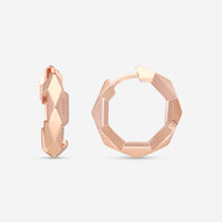 Gucci Link to Love 18K Rose Gold Hoop Earrings YBD78672700100U MSRP $2,100 - THE SOLIST
