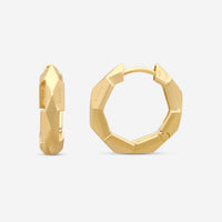 Gucci Link to Love 18K Yellow Gold Hoop Earrings MSRP $2,250 YBD786727002 - THE SOLIST