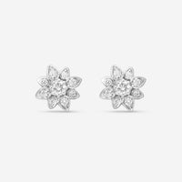 Gucci Flower 18K White Gold and Diamond Small Earrings YBD79619600100U MSRP $3,750 - THE SOLIST