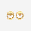 Gucci Horsebit 18K Yellow Gold Stud Earrings YBD80009800100U - THE SOLIST