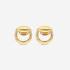 Gucci Horsebit 18K Yellow Gold Stud Earrings YBD80009800100U - THE SOLIST
