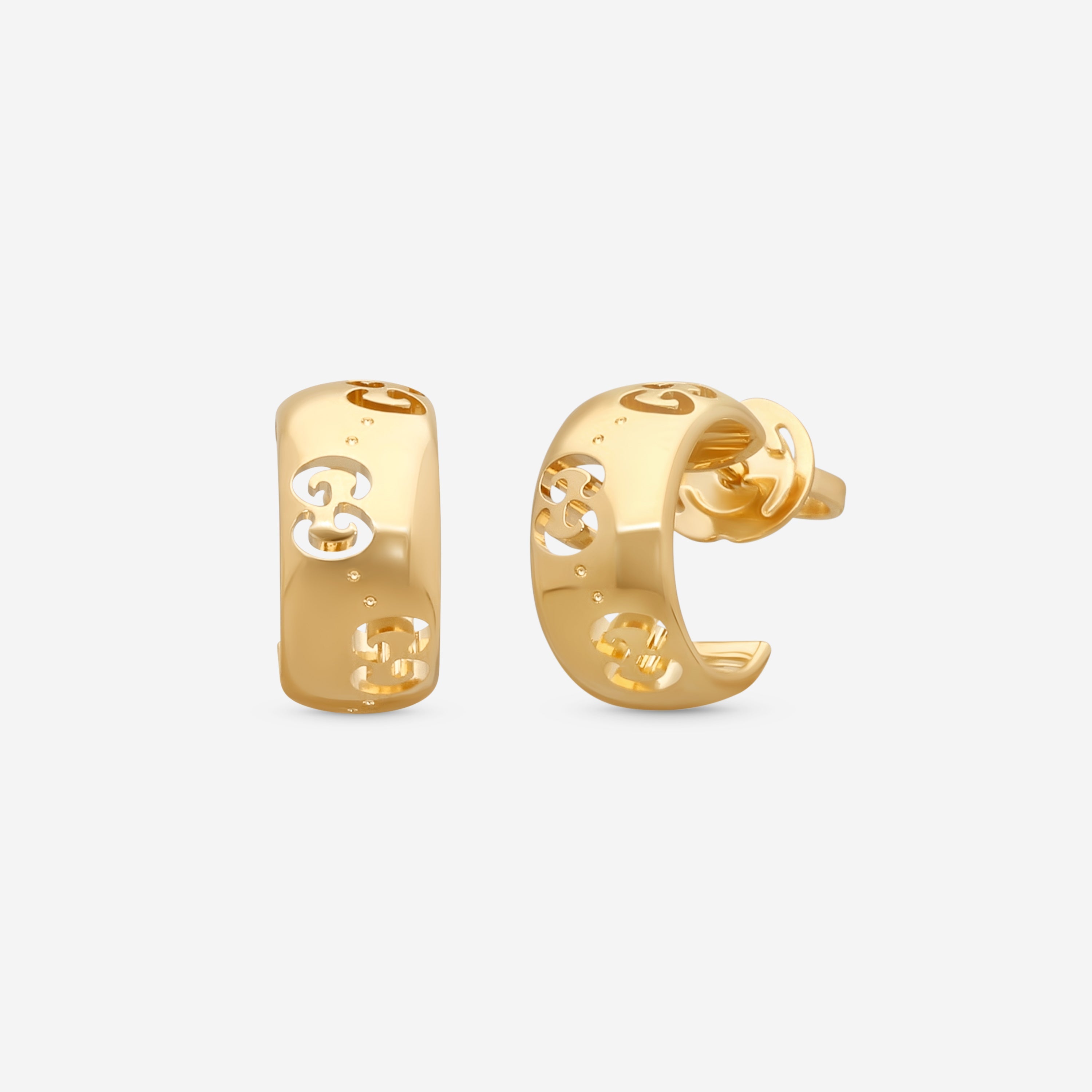 Icon 18K Yellow Gold Earrings YBD80436100100U