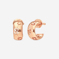 Gucci Icon 18K Rose Gold Earrings YBD80436100200U MSRP $2,300 - THE SOLIST