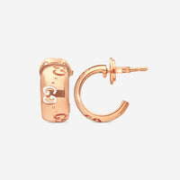 Gucci Icon 18K Rose Gold Earrings YBD80436100200U MSRP $2,300 - THE SOLIST
