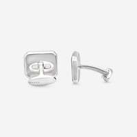 Gucci Sterling Silver Black Cufflinks YBE43449100100U