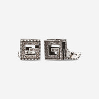 Gucci G Cube Sterling Silver Cufflinks YBE55276500100U