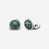 Gucci Sterling Silver & Malachite Resin Cufflinks YBE57742600100U