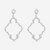 Armenta Grey Sterling Silver Multi-Gemstone Open Frame Dulcinea Earrings 17112