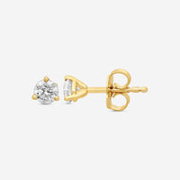 Ina Mar 14K Yellow Gold Diamond Martini Stud Earrings ST1001D-FY-050F - THE SOLIST