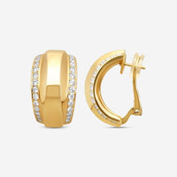 Chopard La Strada 18K Yellow Gold Diamond Clip Earrings 849402-0001