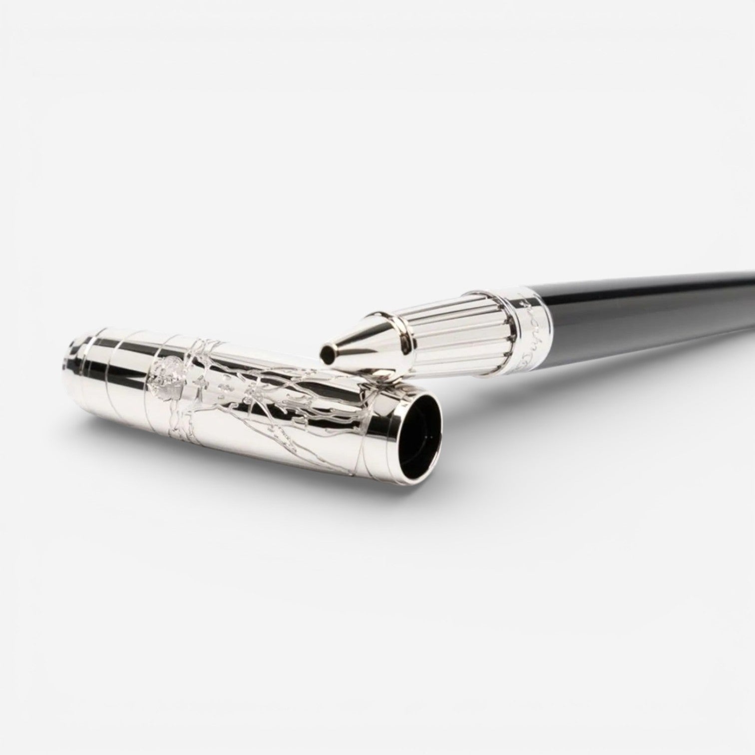 S.T. Dupont Line D Vitruvian Man Black Rollerball Pen 412039L - THE SOLIST