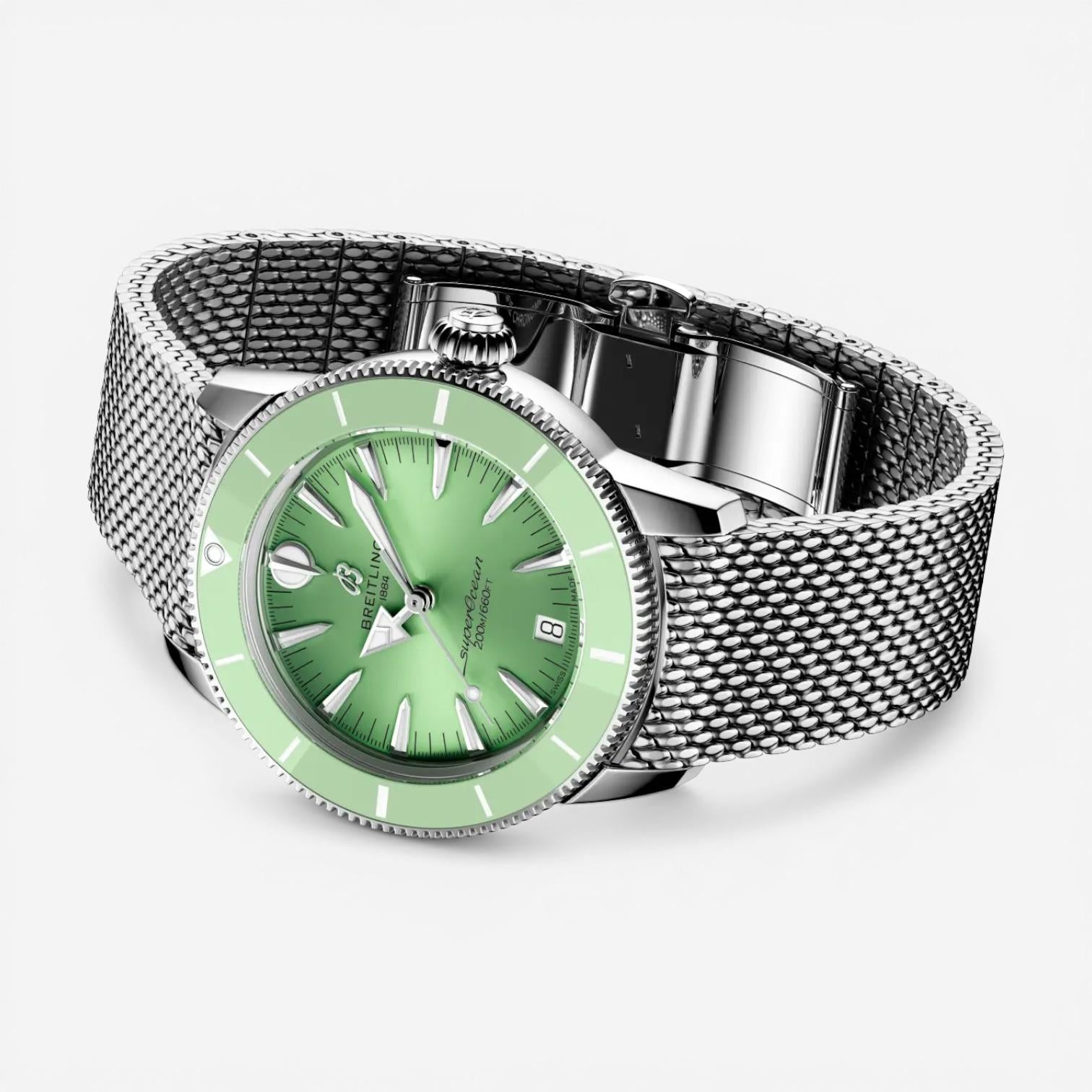 Breitling Superocean Heritage Stainless Steel Automatic Ladies Watch A10390361L1