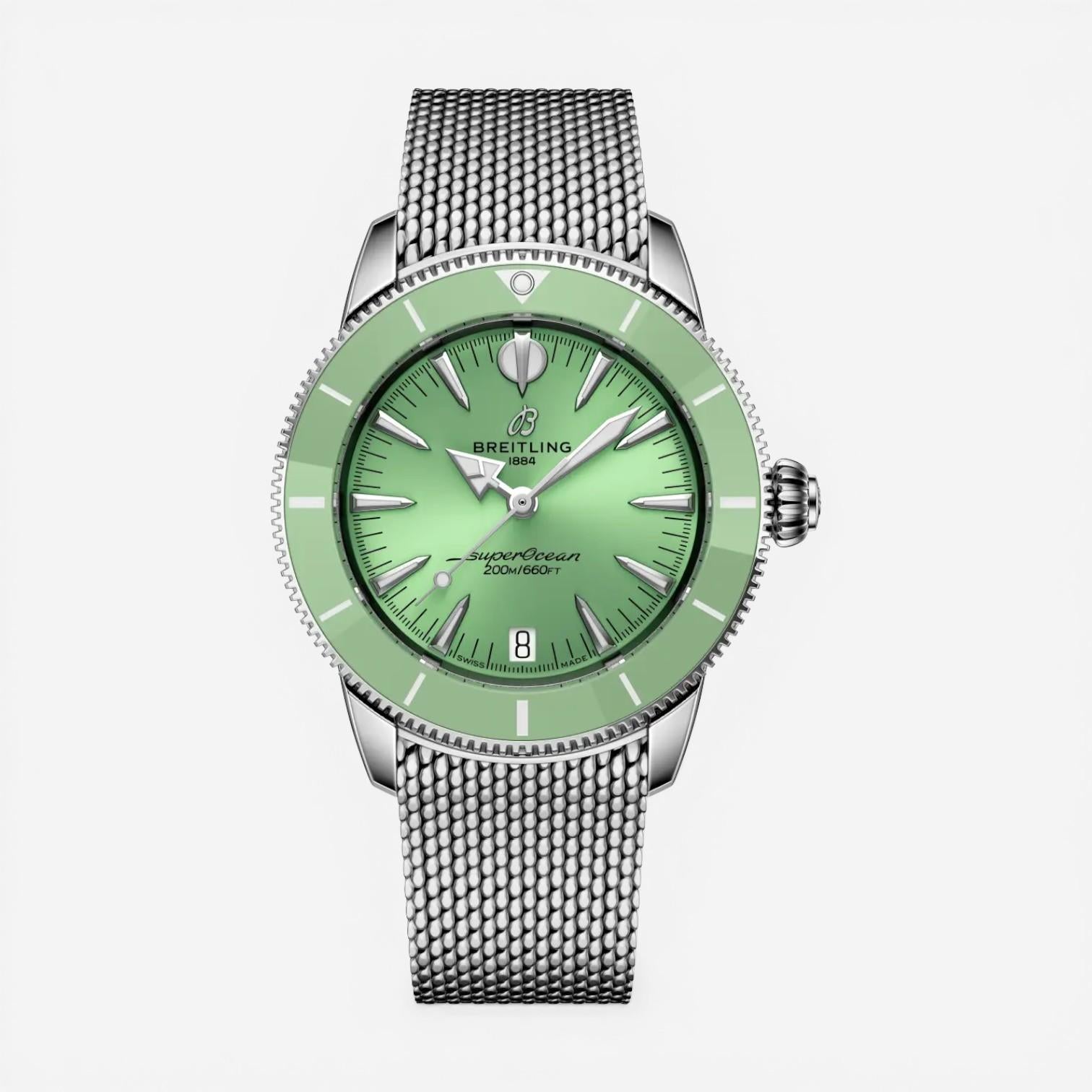 Breitling Superocean Heritage Stainless Steel Automatic Ladies Watch A10390361L1