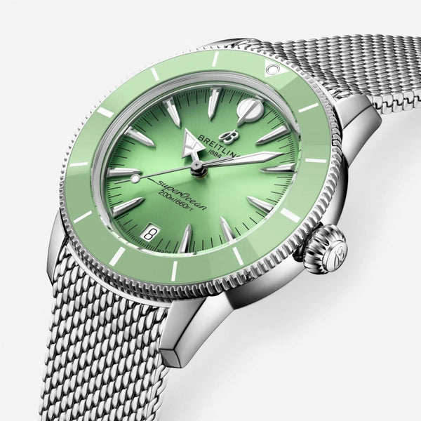 Breitling Superocean Heritage Stainless Steel Automatic Ladies Watch A10390361L1